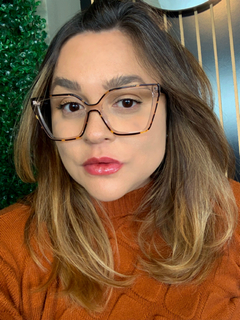 Armação de grau acetato oversized gatinho translúcido/ tortoise - comprar online