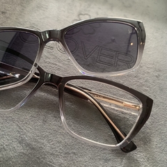 Clover Duo acetato preto degrade midi - loja online