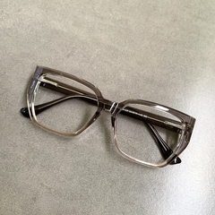 Clover Grau Acetato translúcido oversized cinza - loja online