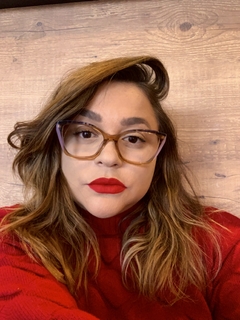 Armação de grau acetato gatinho caramelo/lilas na internet
