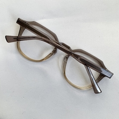 Armação de grau acetato oversized degrade cinza - loja online