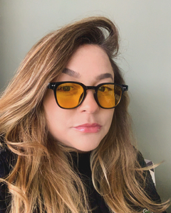 Clover Casual acetato lente amarela minimalista - comprar online