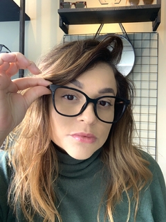 Clover Duo acetato preto oversized - Óticas Clover
