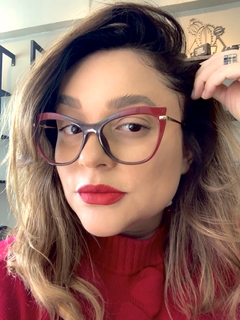 Clover Grau Acetato vermelho degrade - comprar online