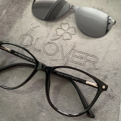 Clover Duo acetato oversized preto - comprar online