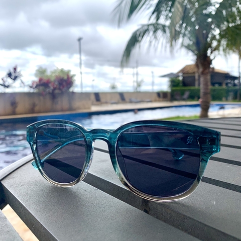 Clover casual acetato round verde degrade
