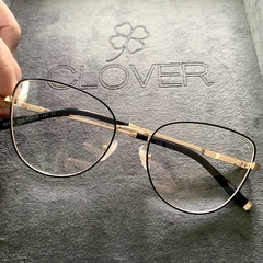 Clover Grau Metal dourado/preto gatinho - loja online