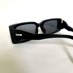 Clover casual acetato retângulas preto