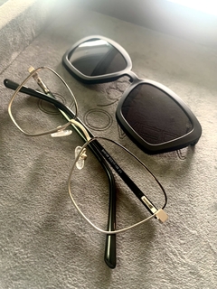 Clover Duo Metal cateye prata/preto - comprar online