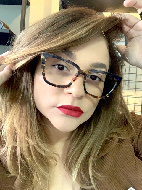 Clover Grau Acetato tortoise Cateye