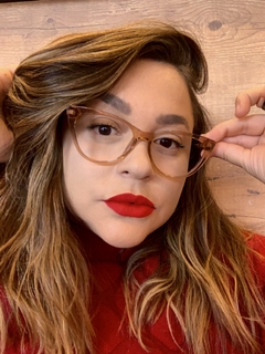 Armação de grau acetato gatinho caramelo translúcido - comprar online