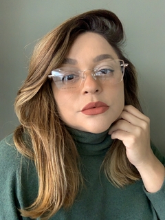 Clover Grau três peças hastes acetato - comprar online