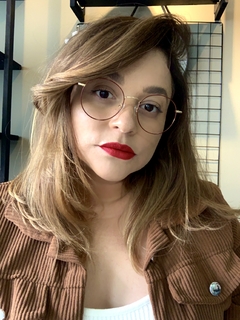 Clover Grau Metal dourado/vermelho Round - comprar online