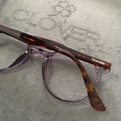 Armação acetato oversized purple/tortoise na internet