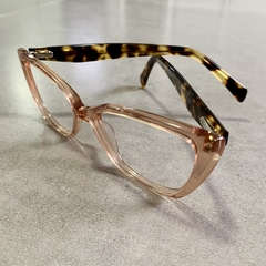 Clover Grau Acetato gatinho translúcido champagne/tortoise - Óticas Clover
