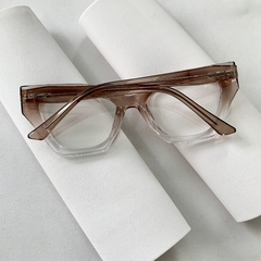 Imagem do Armação de grau acetato oversized gatinho caramelo