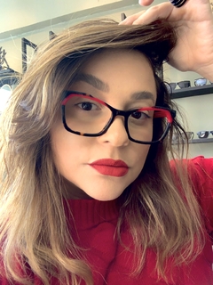 Clover Grau Acetato vermelho e preto - comprar online
