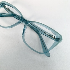 Armação de grau acetato gatinho verde - comprar online