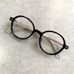 Clover Grau Acetato preto/ gelo round - Óticas Clover