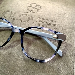 Armação de grau azul tortoise acetato - Óticas Clover
