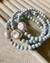 Pulseira maresia trio pérola