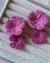 Brinco maresia palha floral - comprar online