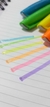 Marca texto com glitter - comprar online