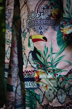 Kimono Estampado de Viscose Tucano - comprar online