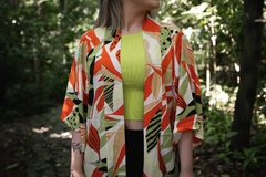 Kimono Estampado de Viscose Raio de Sol - comprar online