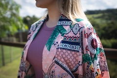Kimono Estampado de Viscose Tucano na internet