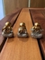 Estátua Trio de Budas - Não falo/vejo/escuto - com brilho 4,5cm