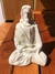 Jesus meditando - Manto com detalhes verde