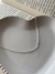 Choker Elo Cadeado 37cm PRATA 925