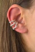 Piercing fake Junis em prata 925 - G - comprar online