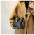 JIN YIDE Vintage Simples Pequeno Balde de Couro PU Bolsa Transversal para Mulher - preçinho