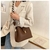 JIN YIDE Vintage Simples Pequeno Balde de Couro PU Bolsa Transversal para Mulher - preçinho