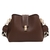 JIN YIDE Vintage Simples Pequeno Balde de Couro PU Bolsa Transversal para Mulher - preçinho
