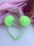 Tiara Pompom - Neon - Pituco Atelier