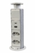 Torre Tomada Multiplug 2 Tomadas 20A + 2 USB Rápido - Cinza - comprar online