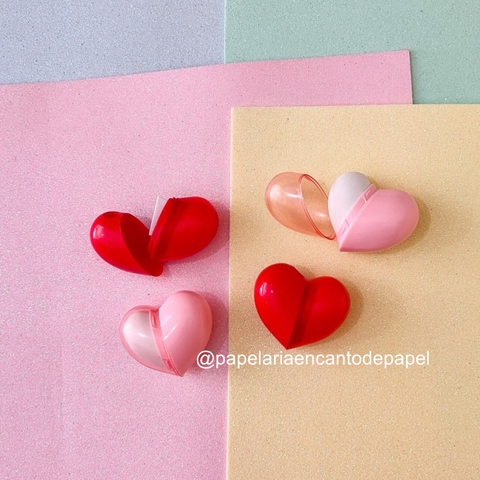 Apontador e borracha de coração Love Heart - Molin