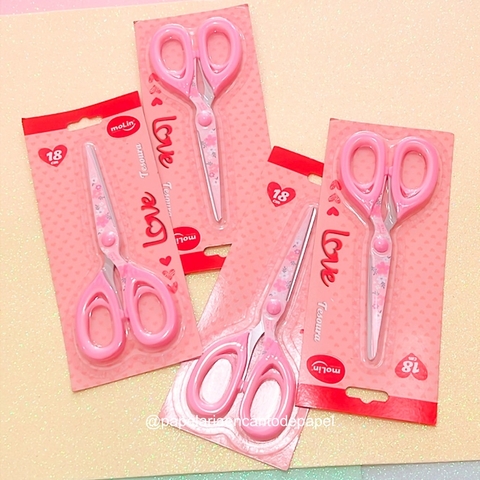 Tesoura Love Flowers - Molin