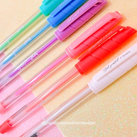 Caneta em gel pastel - BRW