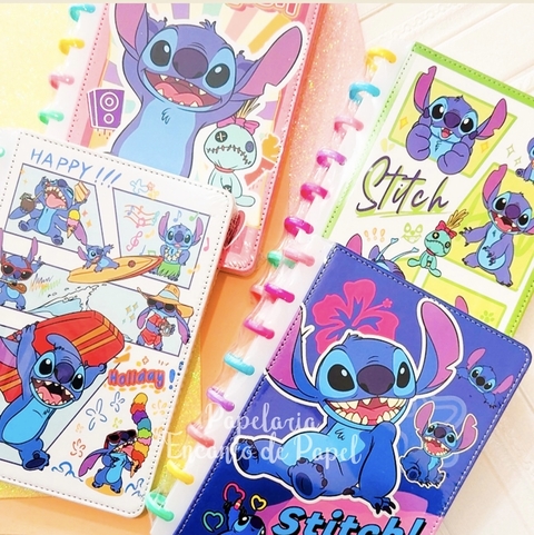 Caderno de disco do Stitch - A5