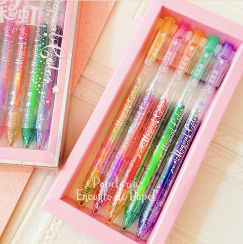 Kit de canetas Magical Color - caneta muda de cor