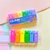 Caneta marca-texto CIS Fun mini neon - estojo com 6 cores