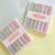 Marca-texto pastel quadrado - Estojo com 6 cores