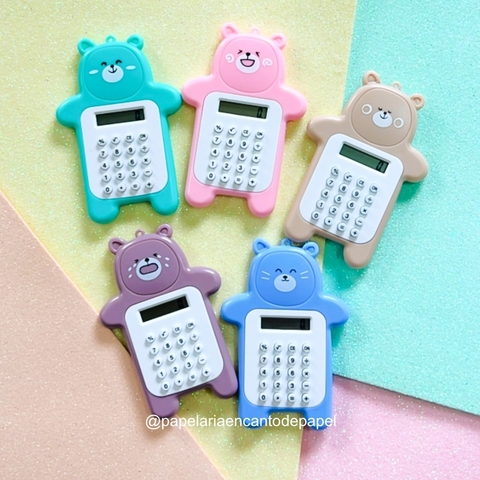 Mini calculadora de ursinho
