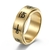 Moda 8mm spinner anel para homem feminino ansiedade alívio acessórios anka cru - comprar online