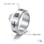Moda 8mm spinner anel para homem feminino ansiedade alívio acessórios anka cru - T.M.F