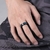 Moda 8mm spinner anel para homem feminino ansiedade alívio acessórios anka cru - T.M.F